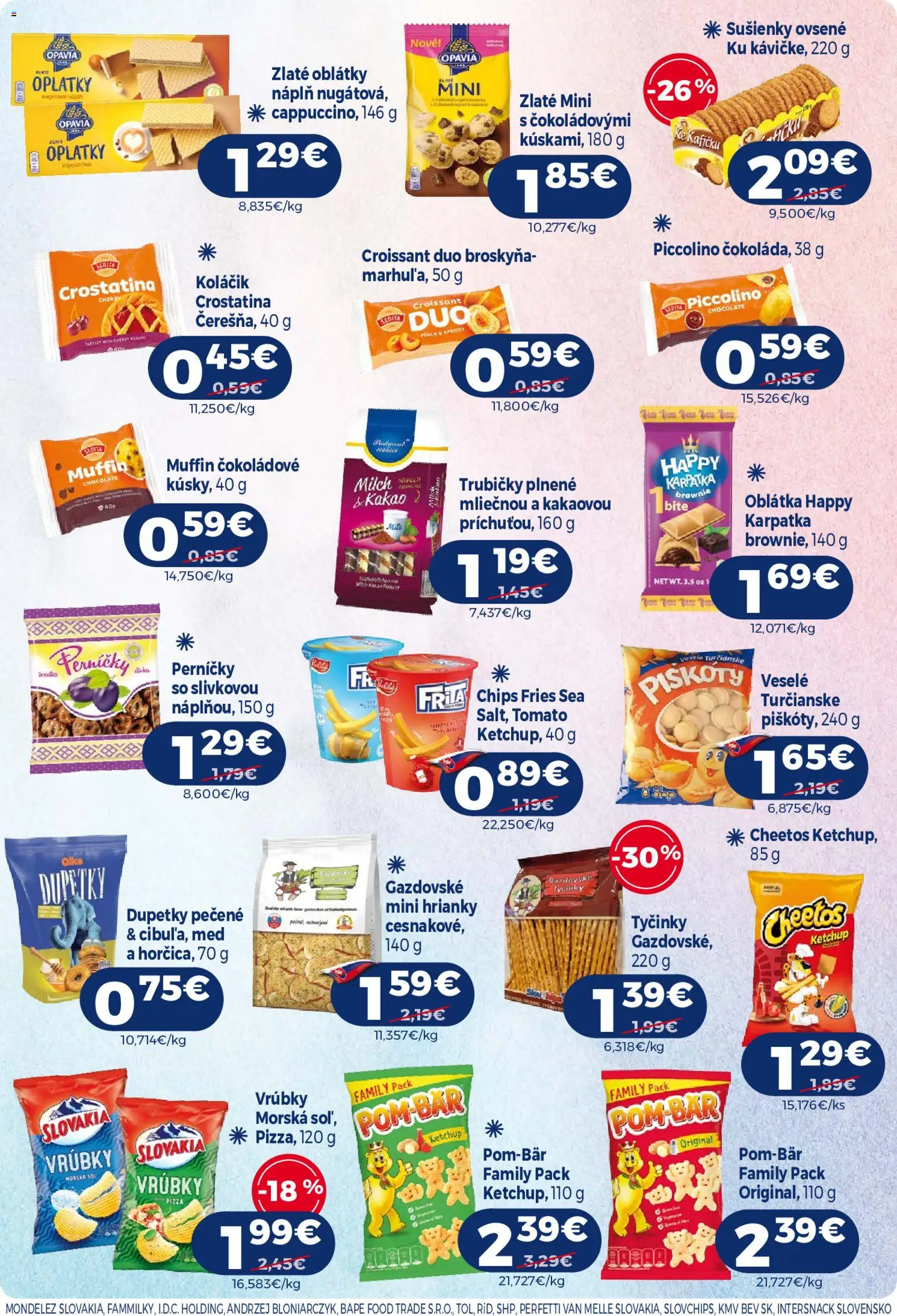 Náhľad Milk Agro letáku platného od 23.09.2026 - Pizza, Croissant, Šál, Trubičky, Hrianky, Sušienky, Oblátky, Piškóty