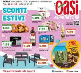 Anteprima dell'opuscolo Oasi volantino Roma dal negozio Oasi valido da 16/07/2026