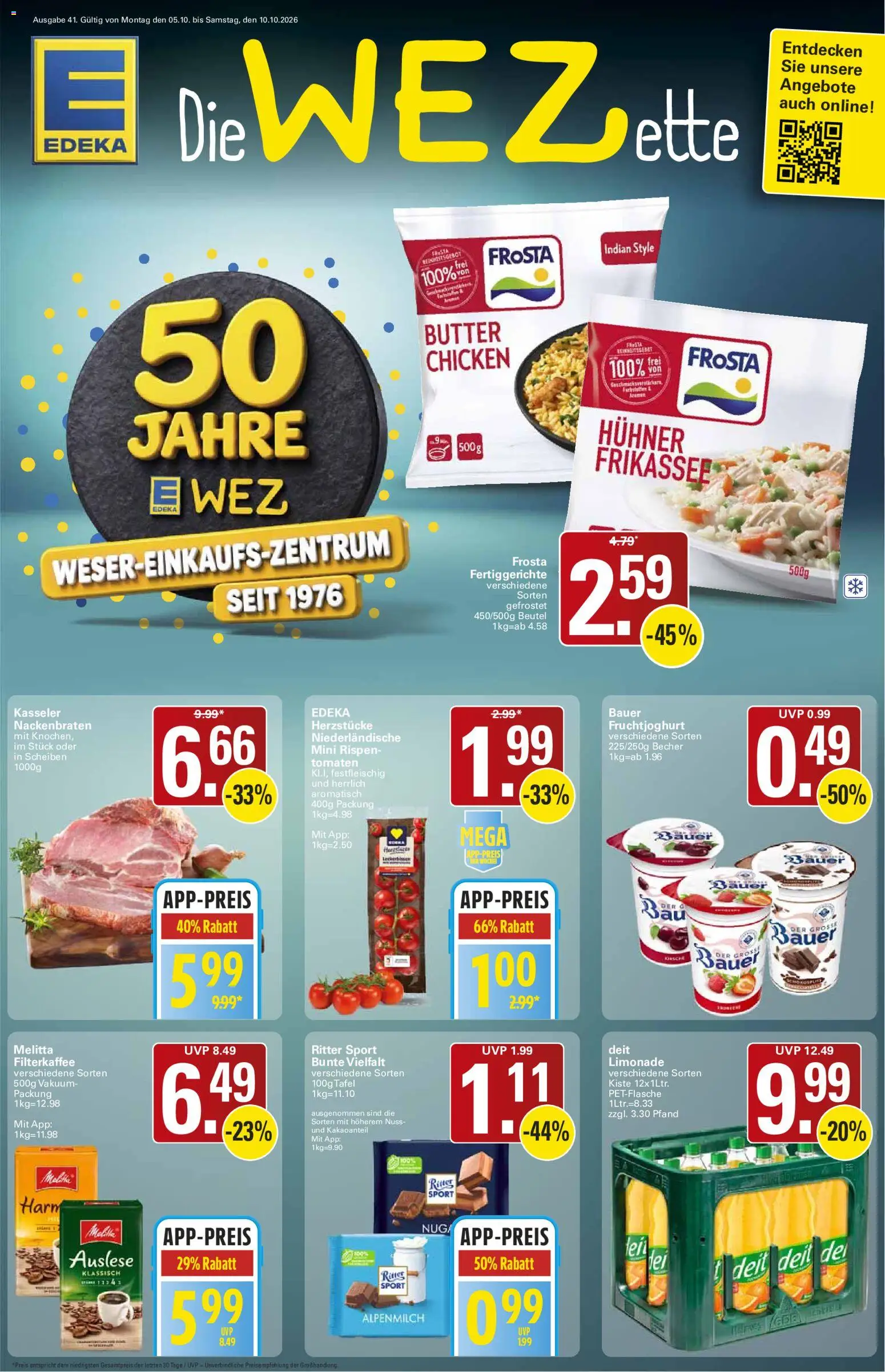 Vorschau von dem Prospekt des Geschäftes WEZ, gültig ab dem 05.10.2026