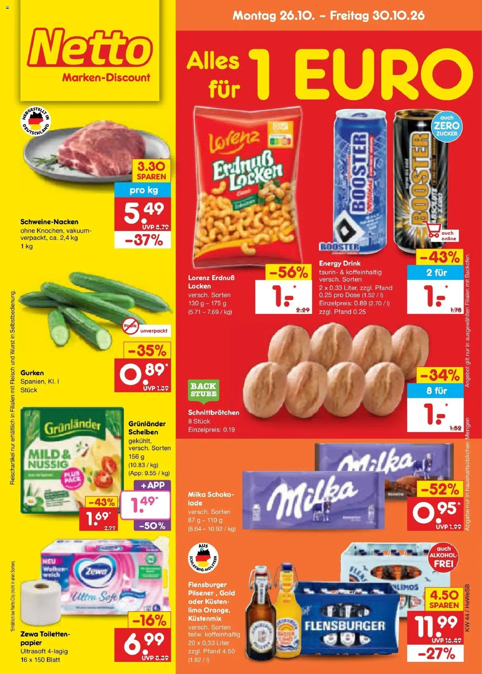 Vorschau von dem Prospekt des Geschäftes Netto Marken-Discount, gültig ab dem 26.10.2026