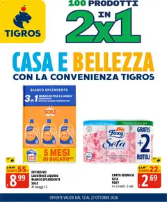 Anteprima dell'opuscolo Tigros volantino Casa e Bellezza dal negozio Tigros valido da 13/10/2026