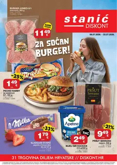 Pregled letka Stanić Diskont Katalog trgovine Stanić Diskont vrijedi od 09.07.2026