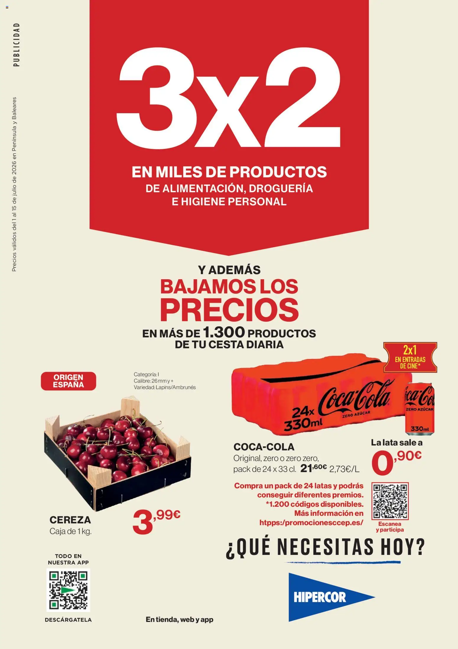 Vista previa del folleto de la tienda Hipercor válido desde el 01/07/2026 