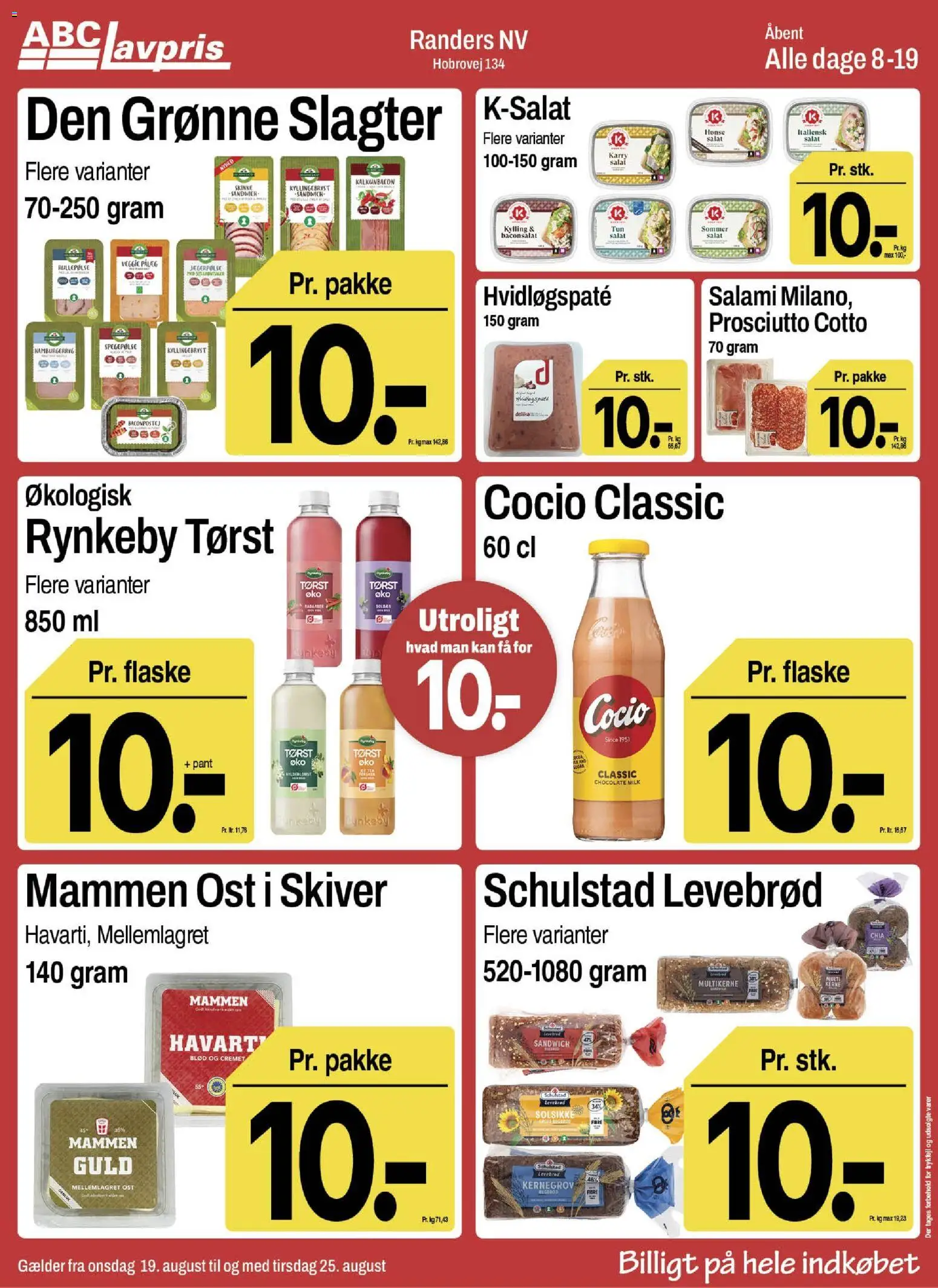 Eksempel på tilbudsavis Abc Lavpris - Tilbudsavis fra butik Abc Lavpris gyldig fra 19/08/2026