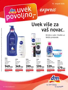 Pregled DM Drogerie kataloga - važi od 16.08.2026