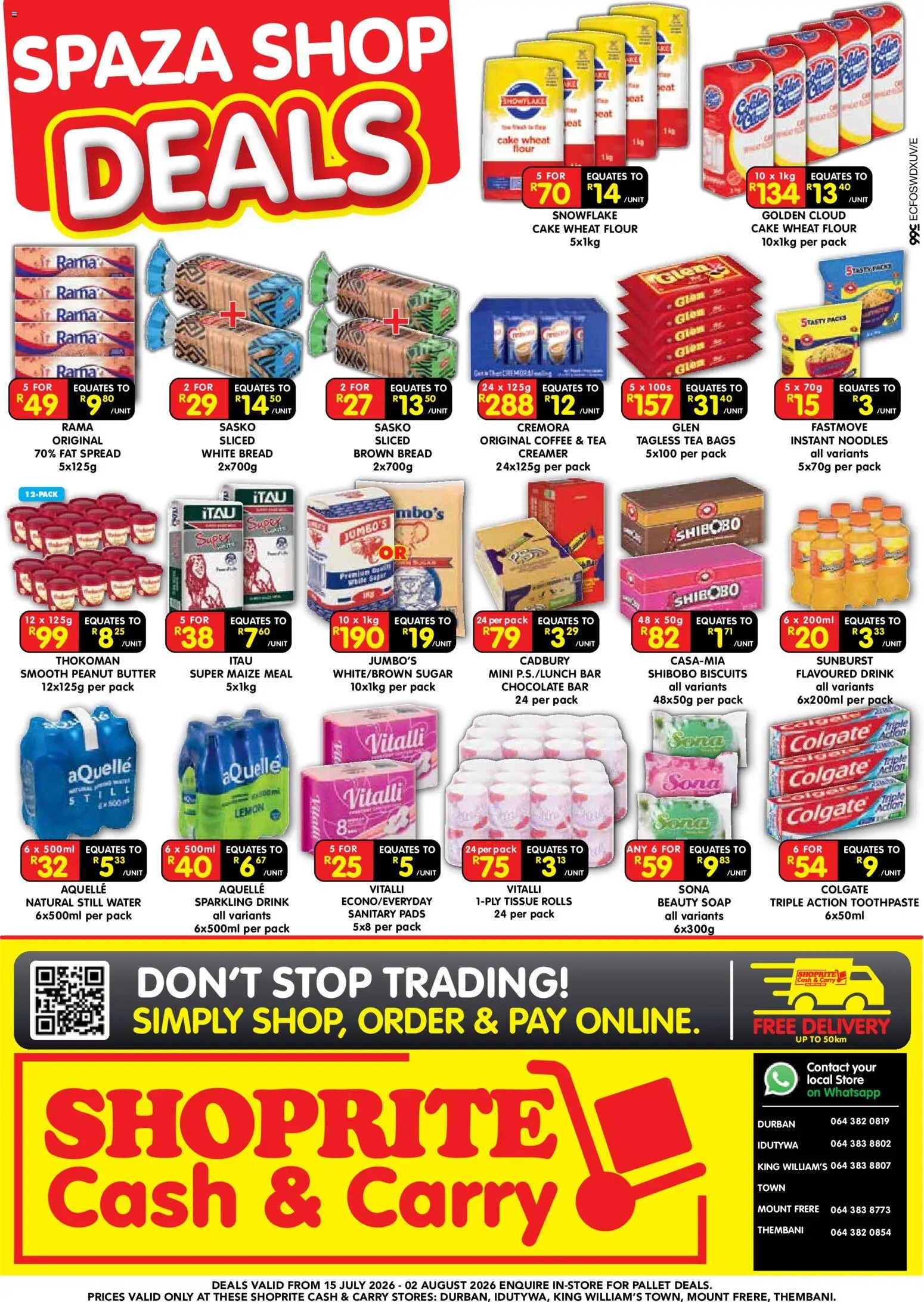 Preview of Shoprite flyer valid from 15/07/2026