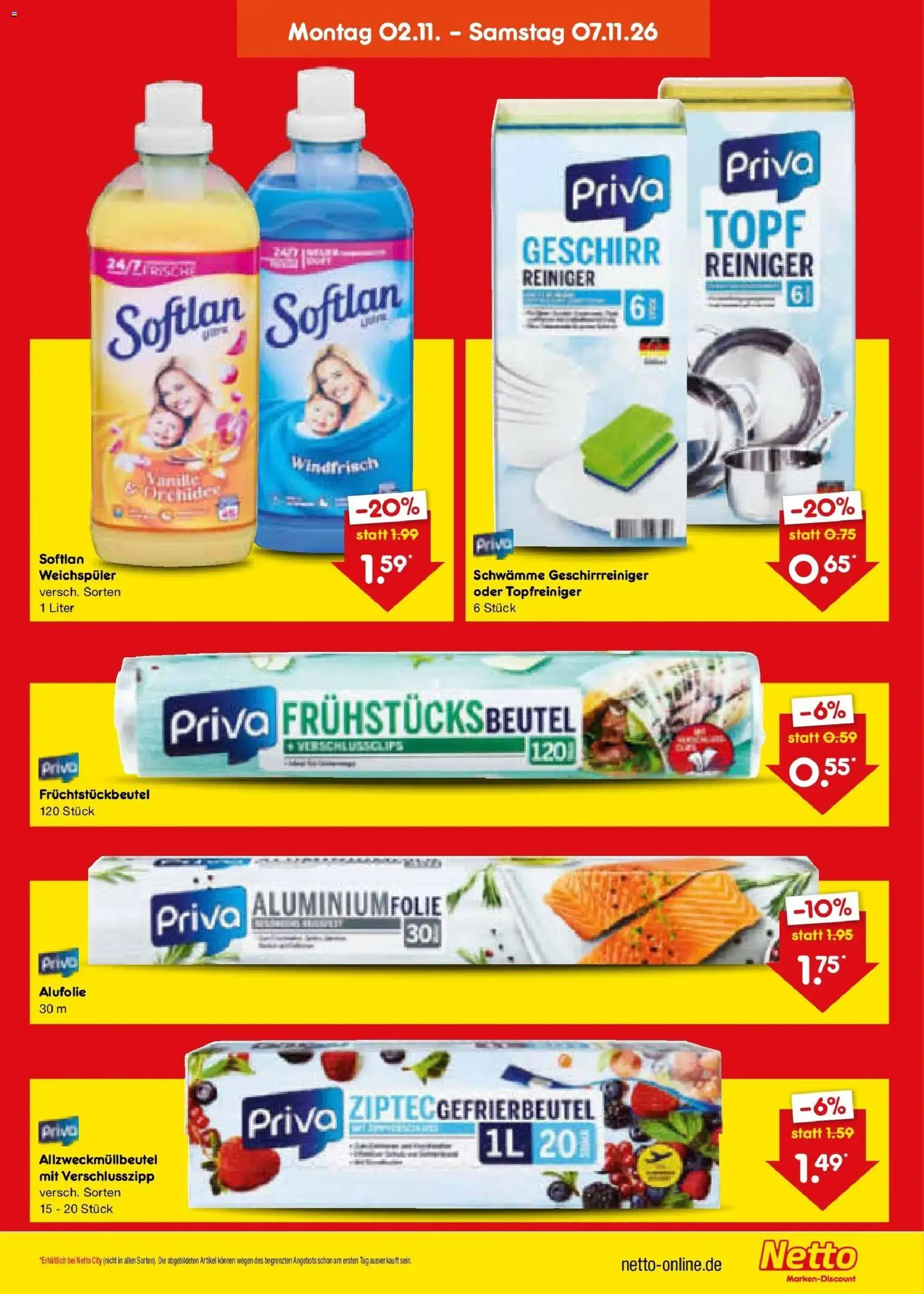 Vorschau von dem Prospekt des Geschäftes Netto Marken-Discount, gültig ab dem 02.11.2026