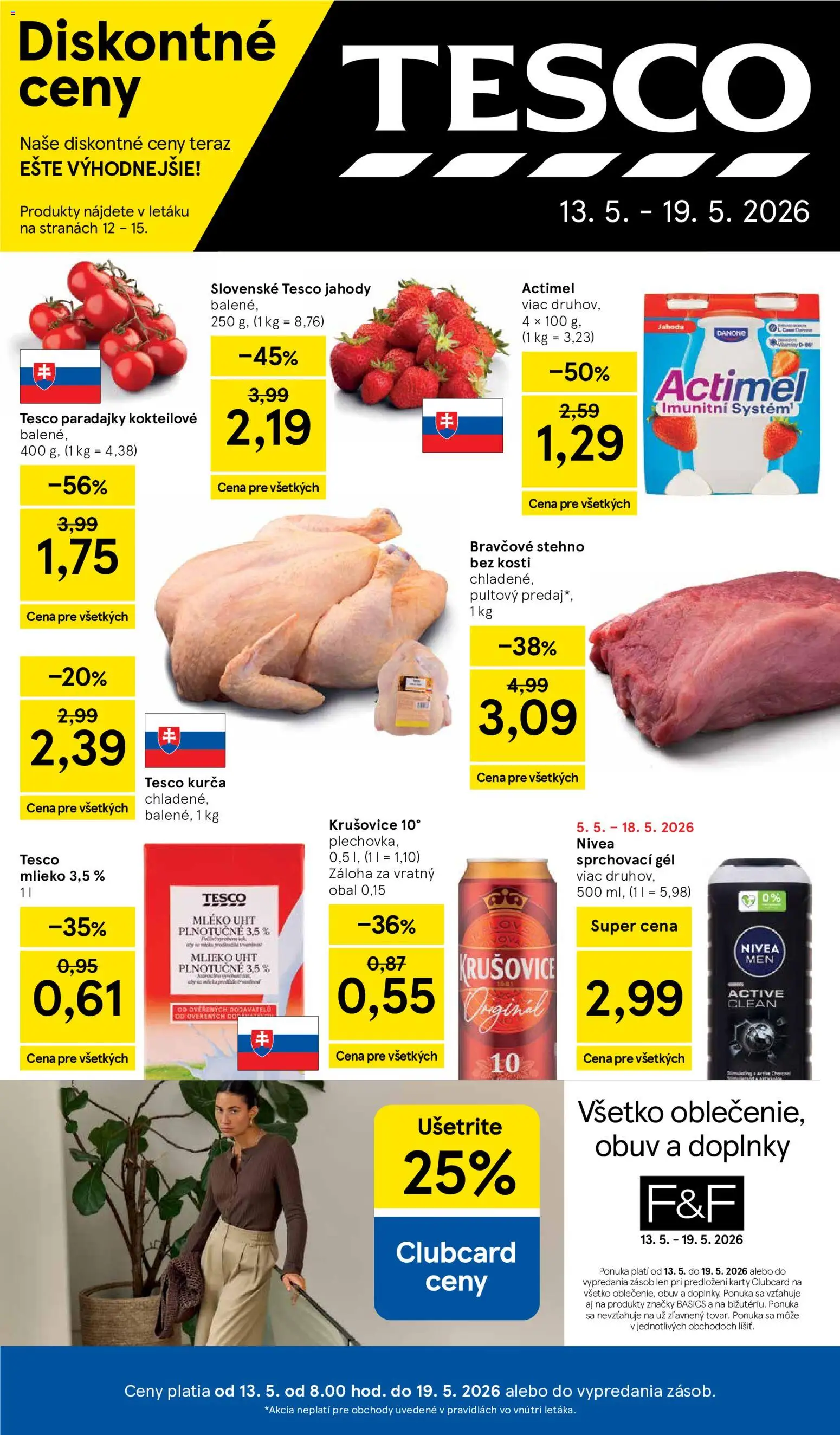 Náhľad Tesco letáku platného od 13.05.2026