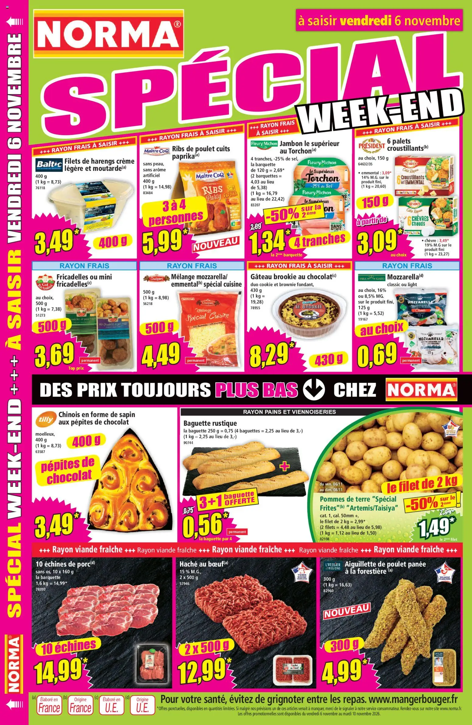 Prévisualisation de Norma catalogue du magasin Norma formulaire valide 04/11/2026