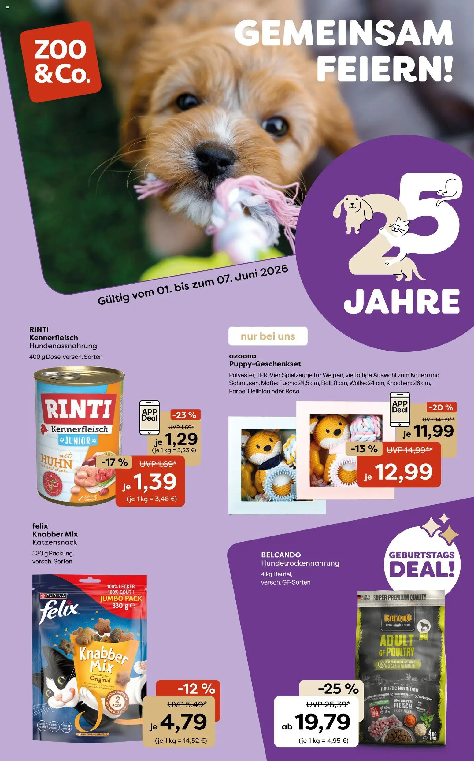 Vorschau von dem Prospekt des Geschäftes Zoo & co, gültig ab dem 01.06.2026