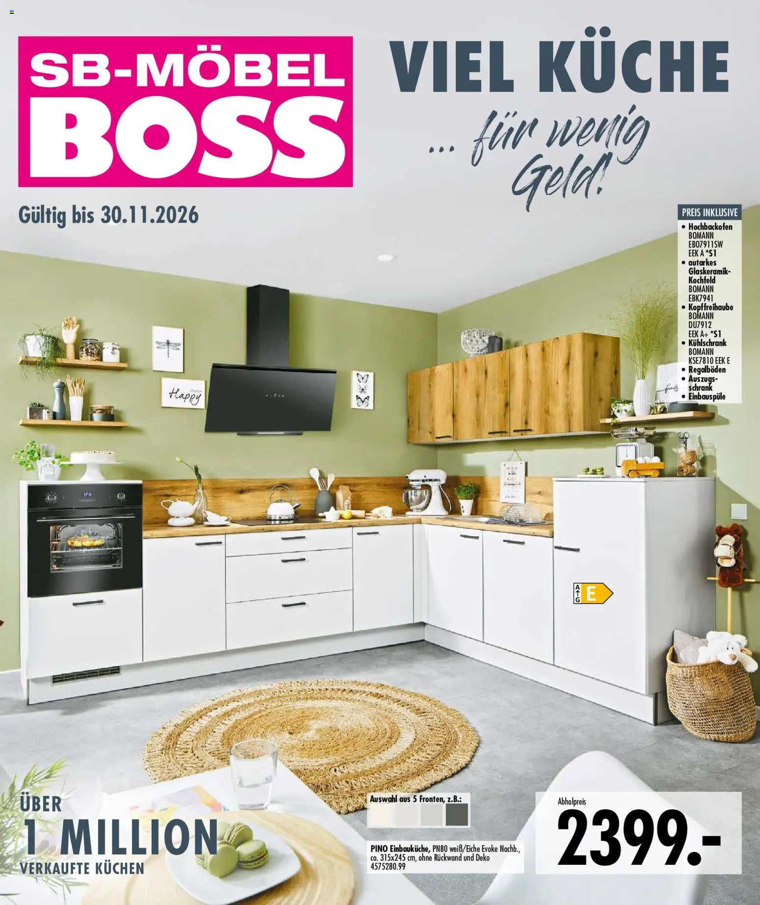 Vorschau von dem Prospekt des Geschäftes SB Möbel Boss, gültig ab dem 09.04.2026