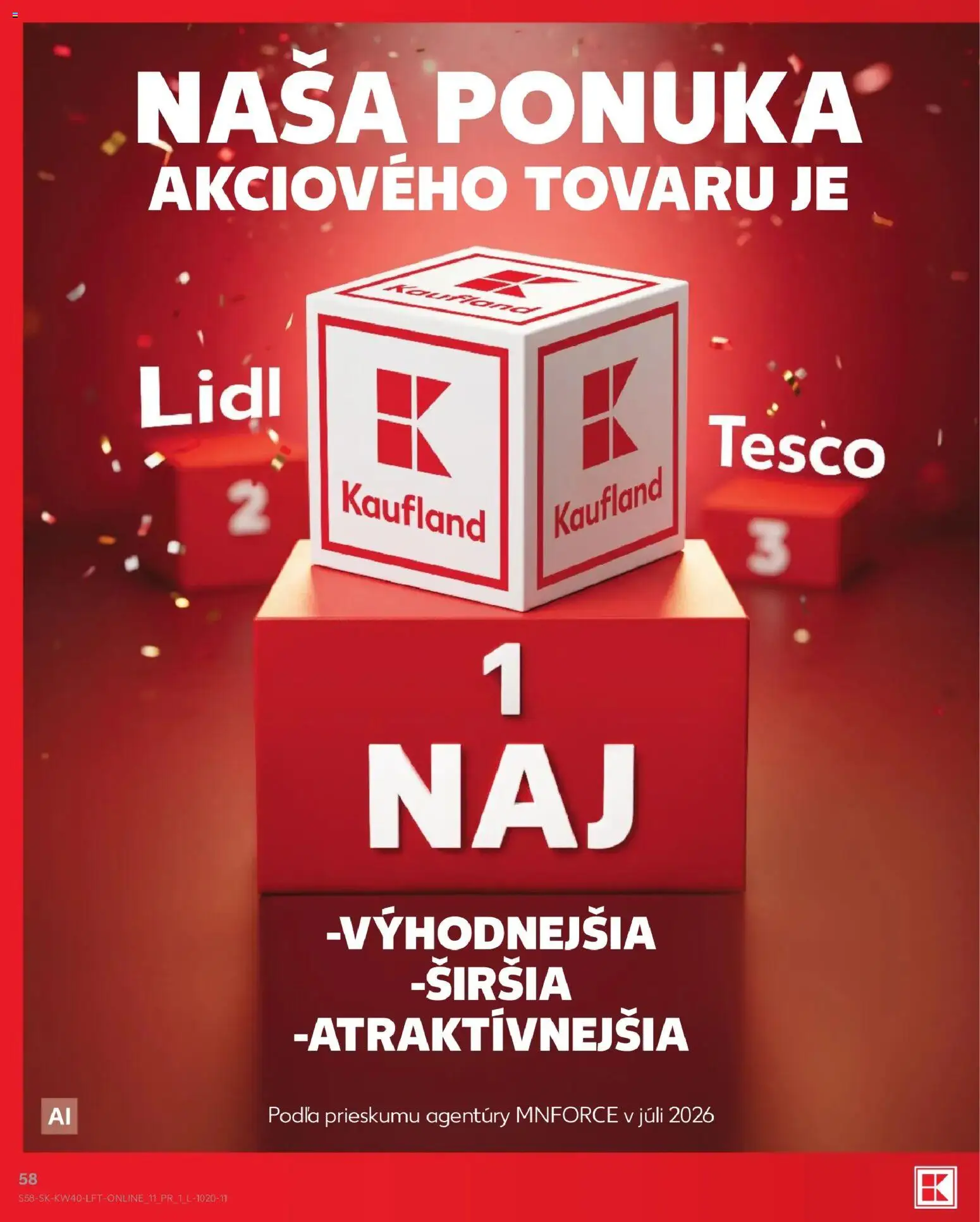 Náhľad Kaufland letáku platného od 01.10.2026