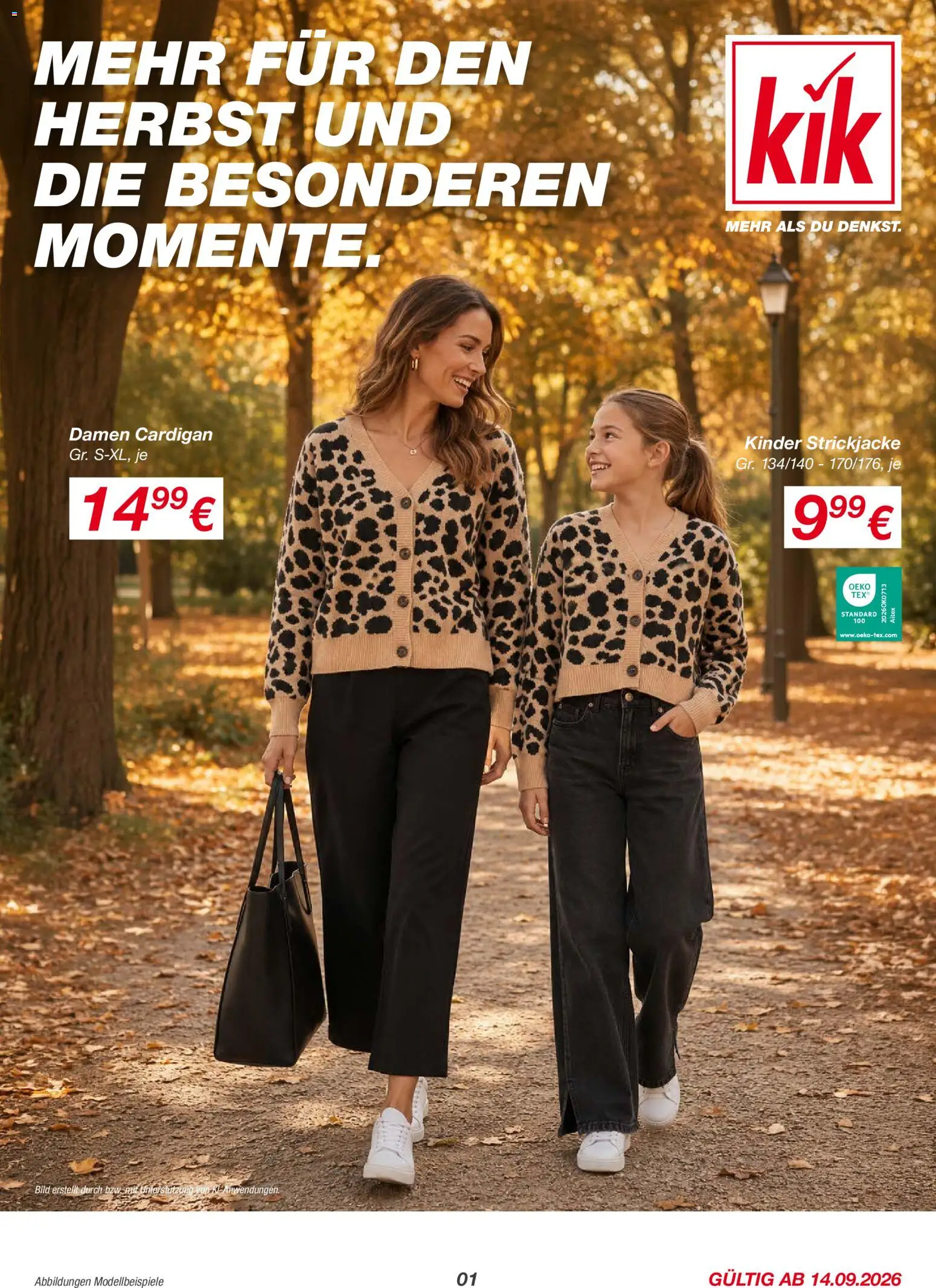 Vorschau von dem Prospekt des Geschäftes Kik, gültig ab dem 14.09.2026