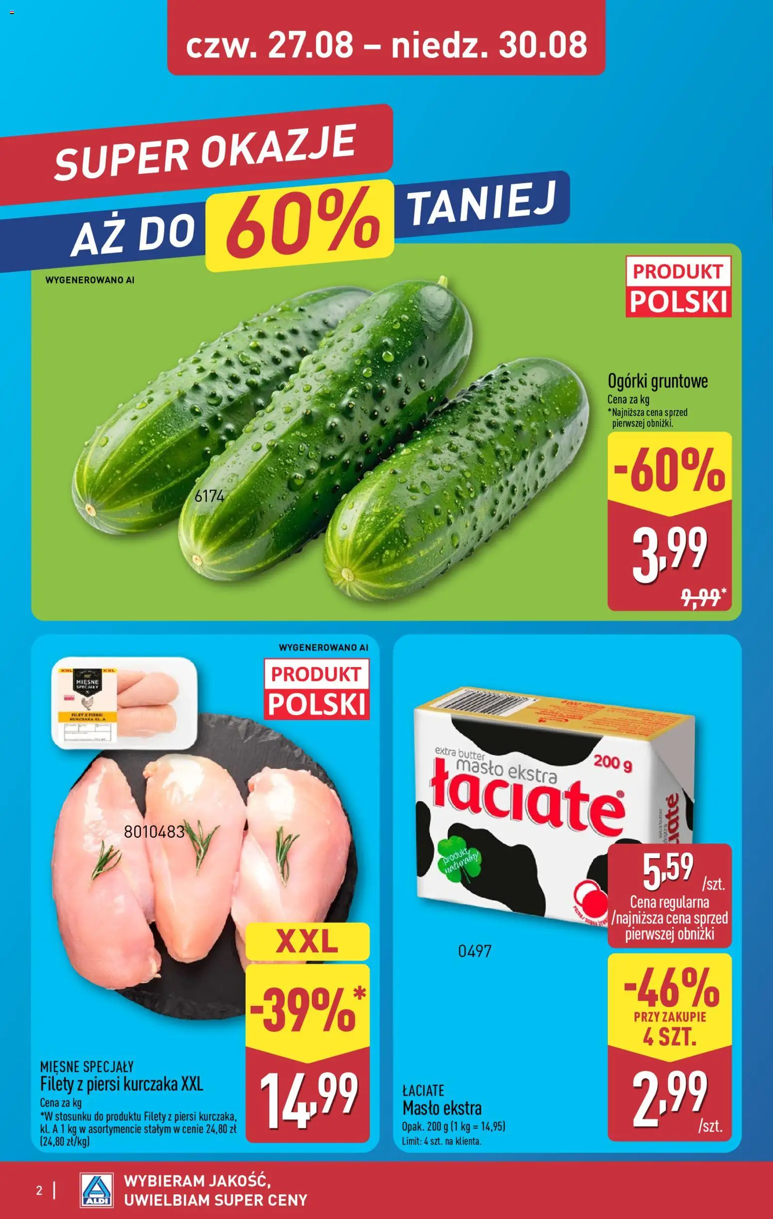 Pogląd gazetki "Aldi gazetka - Promocje weekend" ze sklepu Aldi ważnej od 27.08.2026