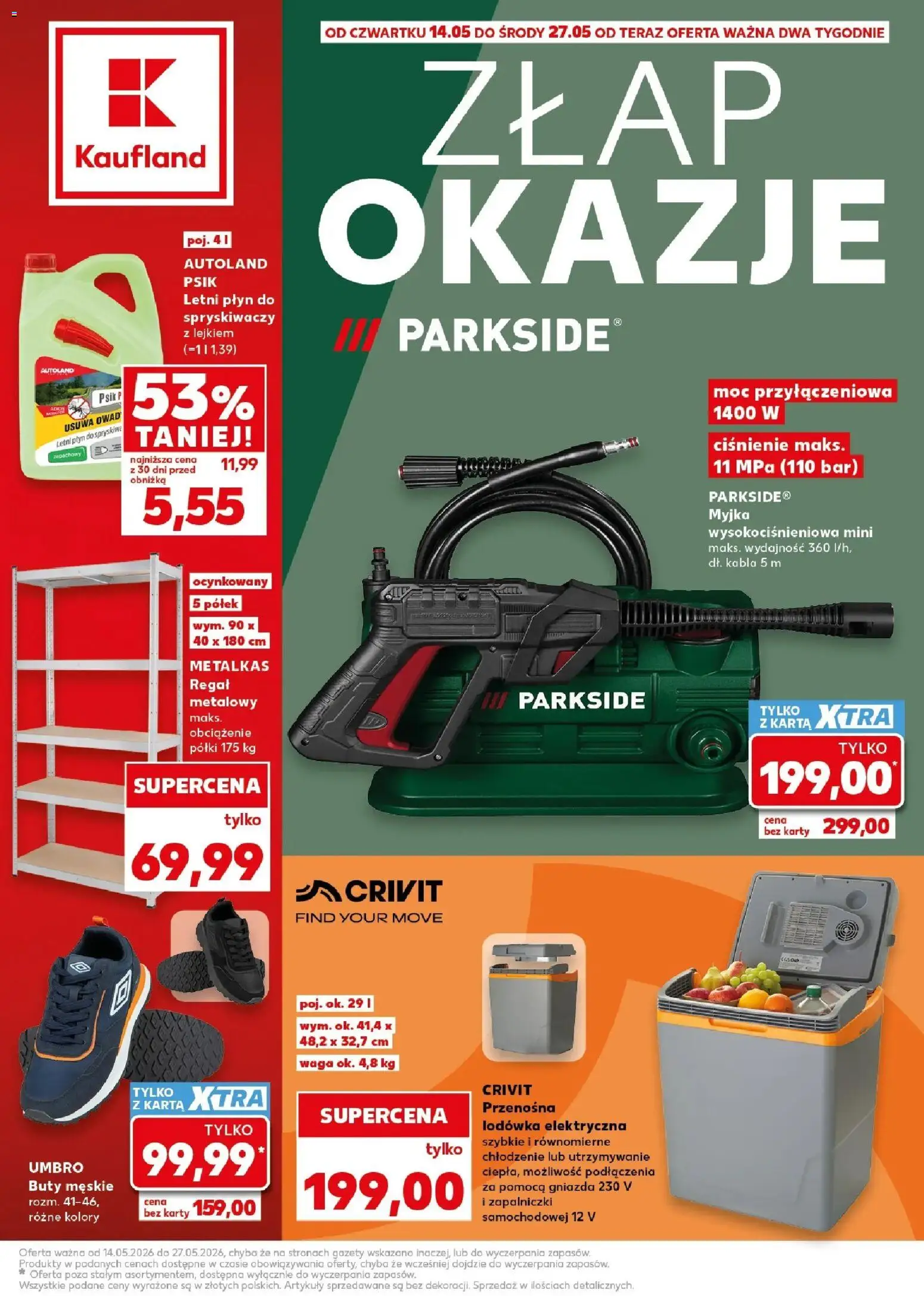 Pogląd gazetki "Kaufland gazetka - Złap Okazje" ze sklepu Kaufland ważnej od 14.05.2026