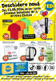 Previzualizarea de cataloage: TEDi Catalog TEDi până în data de 15.08.2026 valabil de la 09.08.2026