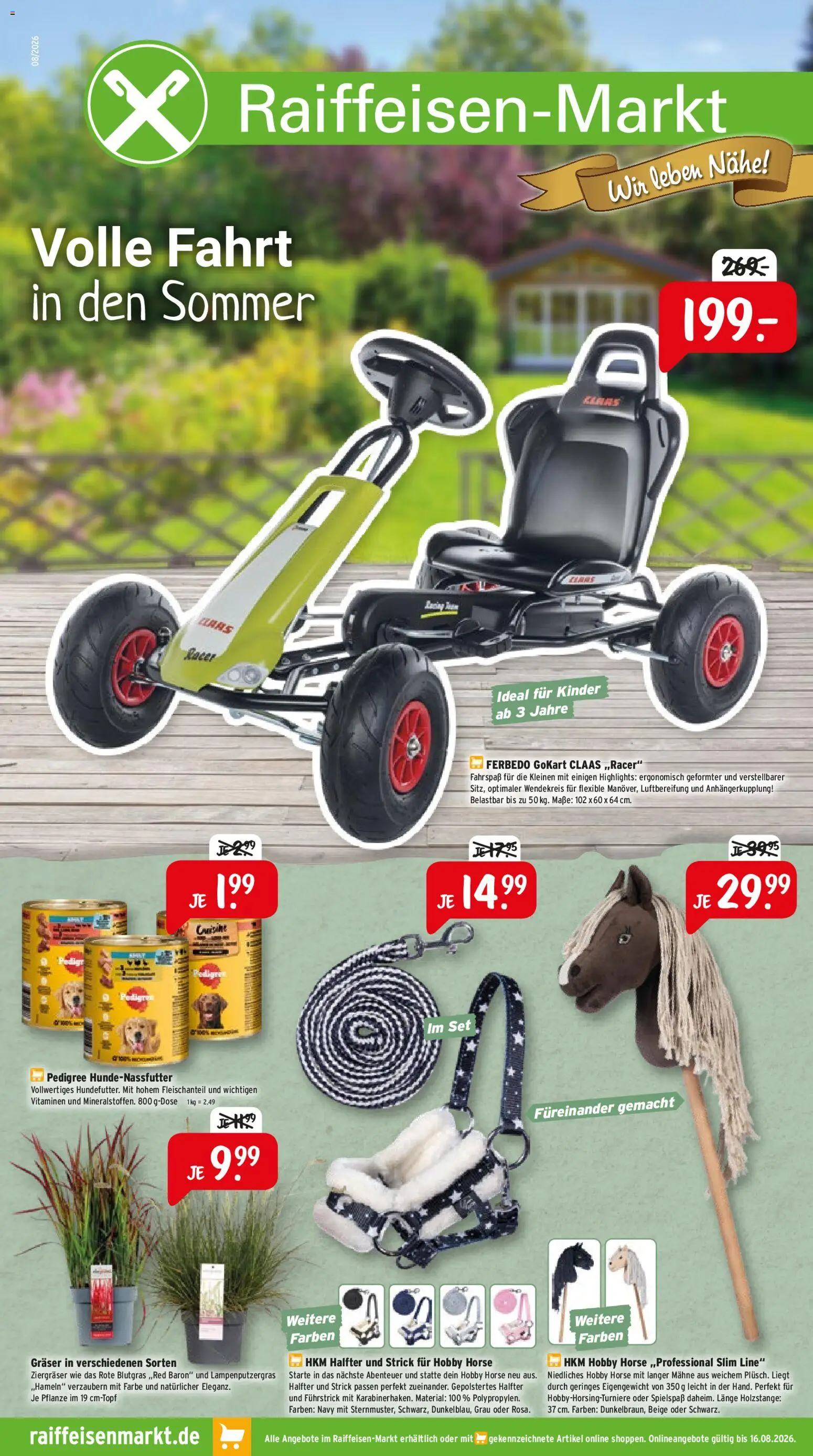 Vorschau von dem Prospekt des Geschäftes Raiffeisen Markt, gültig ab dem 01.08.2026 - Pedigree