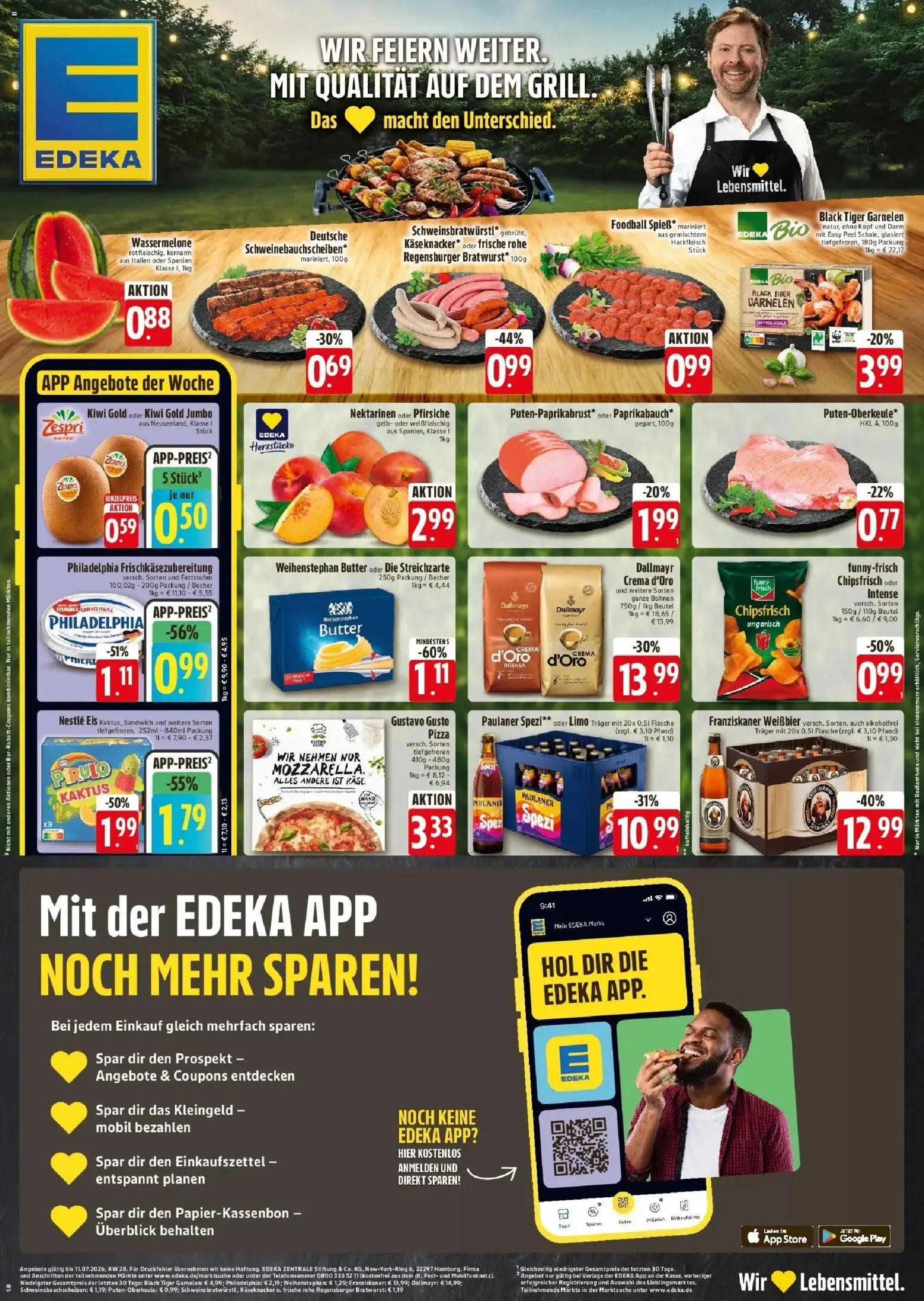 Vorschau von dem Prospekt des Geschäftes Edeka, gültig ab dem 09.07.2026