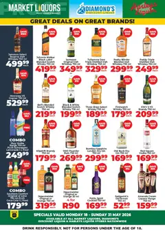Preview of Diamond Discount Liquors flyer valid from 18/05/2026