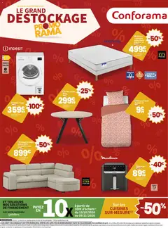 Prévisualisation de Conforama Et encore plus de promo du magasin Conforama formulaire valide 13/10/2026