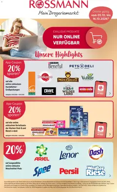Vorschau von dem Prospekt des Geschäftes Rossmann, gültig ab dem 05.10.2026