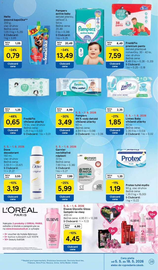 Nový Tesco leták od 06.05.