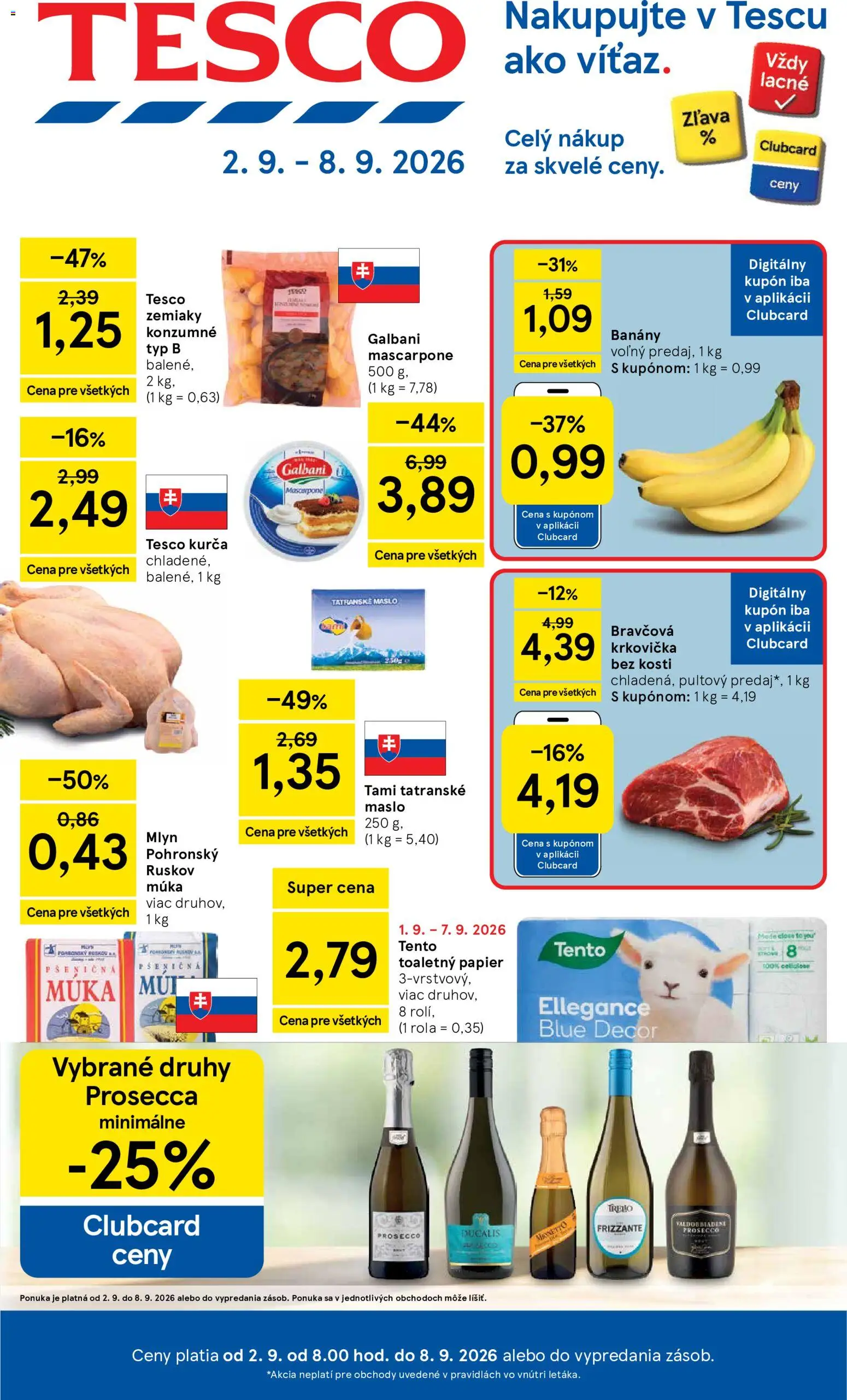 Náhľad Tesco letáku platného od 02.09.2026