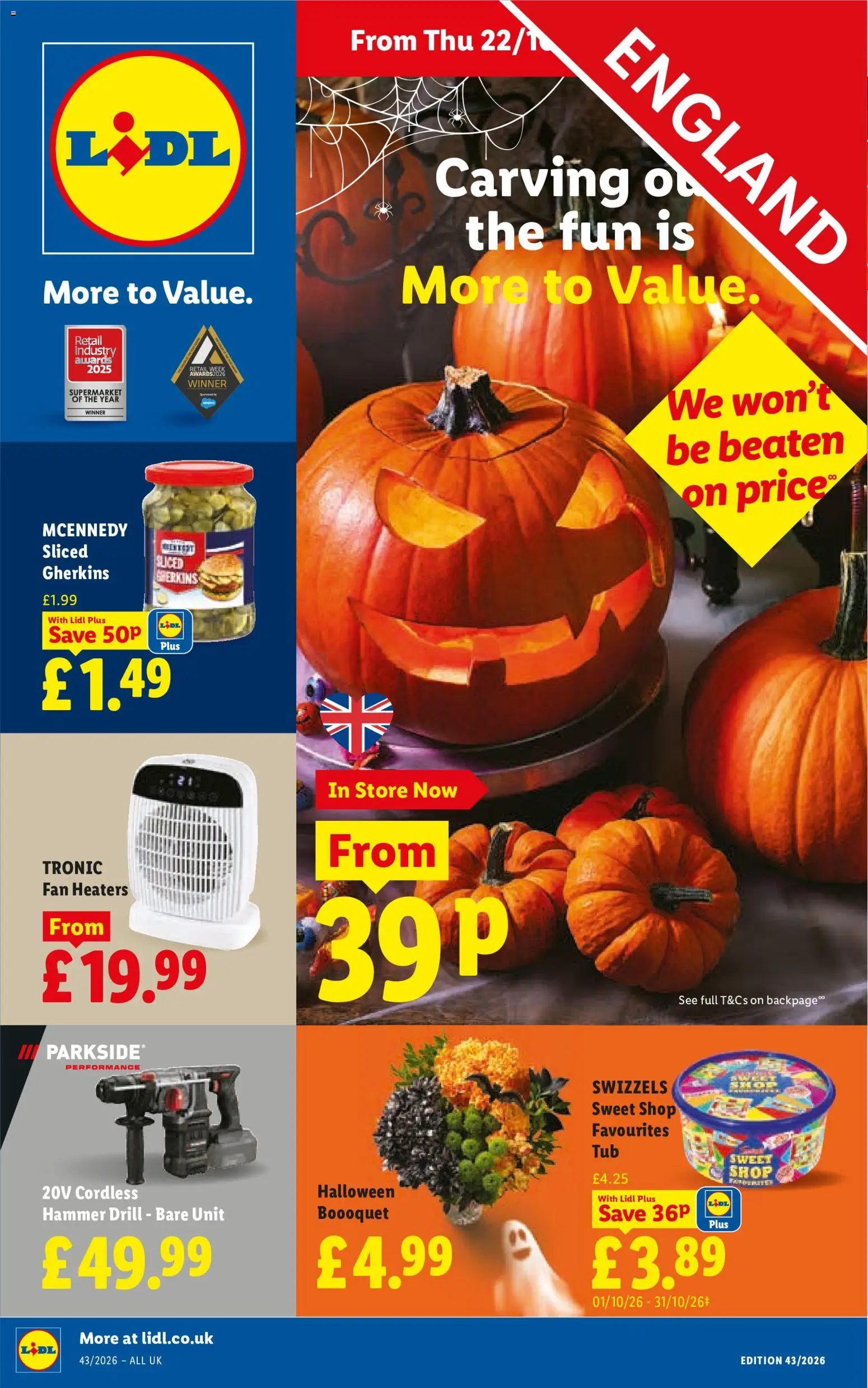 Preview of Lidl Weekly offers Lidl England valid from 22/10/2026