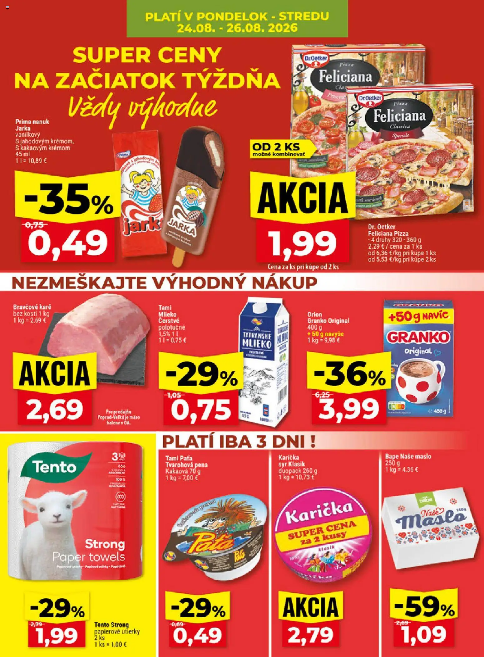Náhľad Klas letáku platného od 24.08.2026