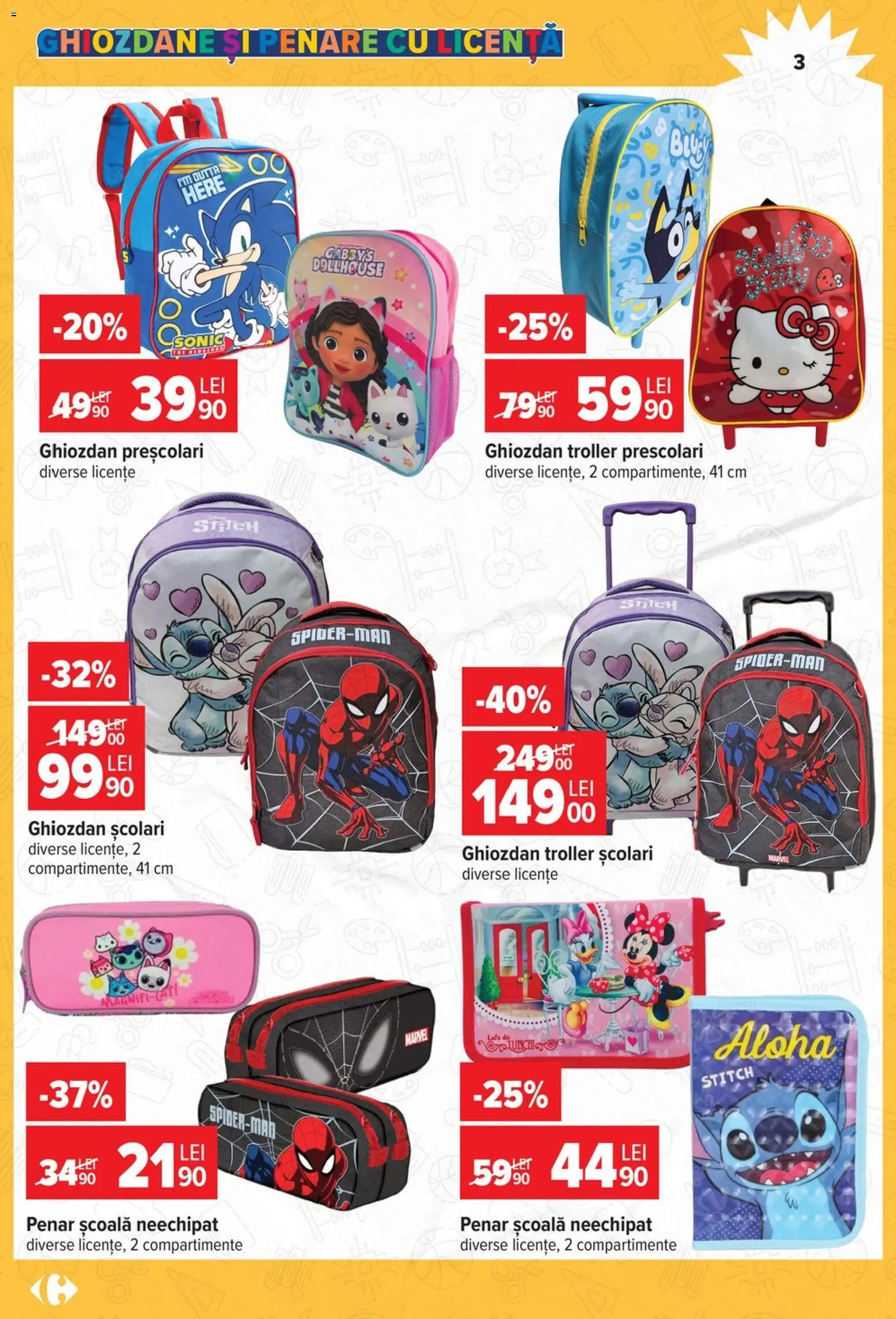 Previzualizarea de cataloage: Carrefour Carrefour Catalog Începe Şcoala valabil de la 12.08.2026