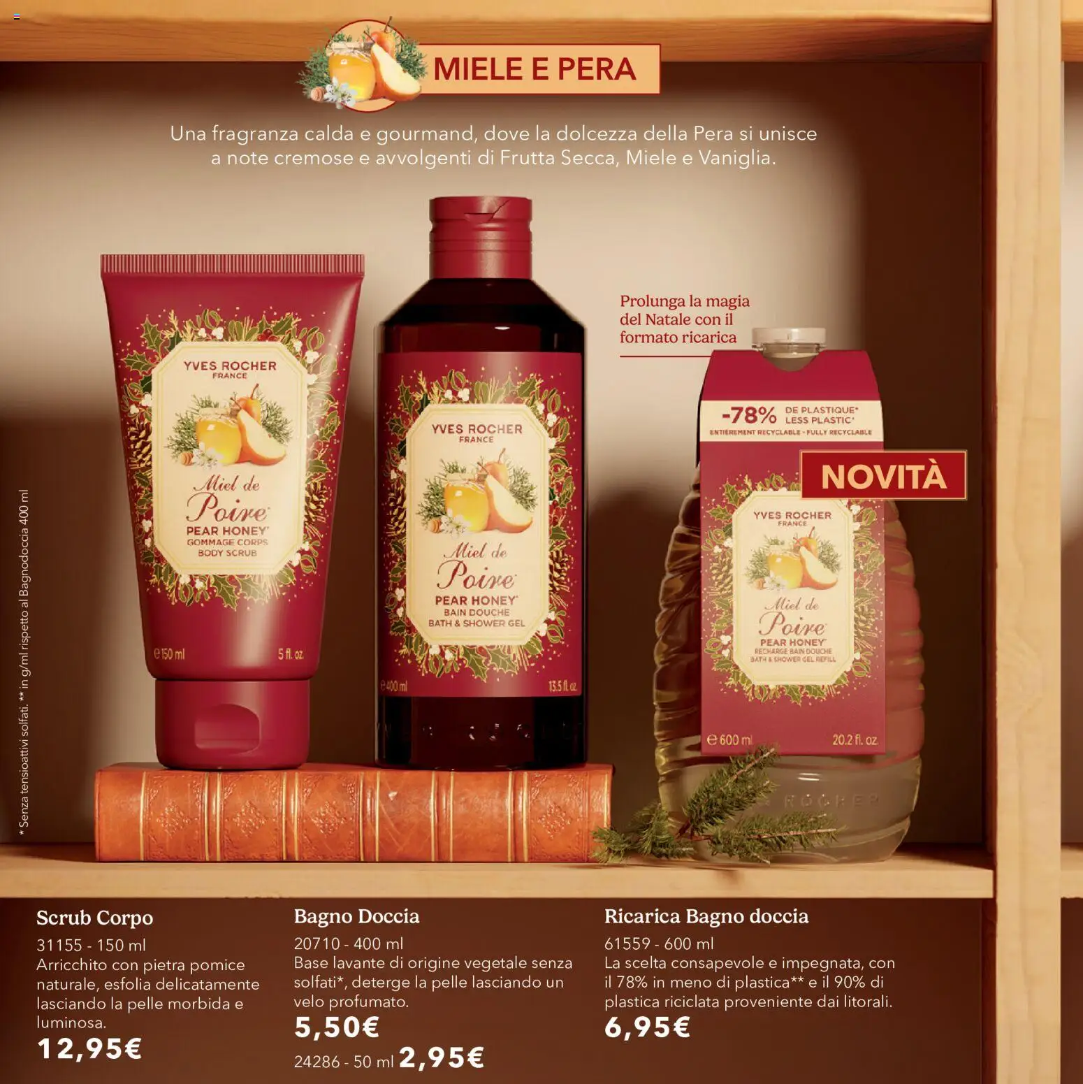Anteprima dell'opuscolo Yves Rocher catalogo L'atelier Dei Desideri dal negozio Yves Rocher valido da 20/10/2026 - Miele, Bagno, Frutta, Scrub, Doccia, Pera, Fragranza, Dolcezza