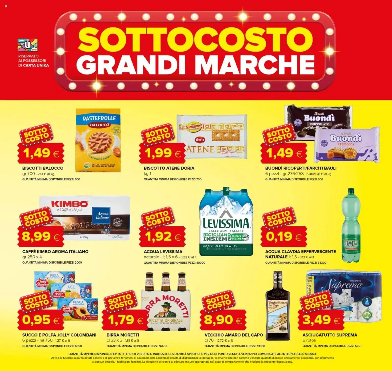 Anteprima dell'opuscolo Oasi volantino Roma dal negozio Oasi valido da 04/09/2026 - Caffè, Birra, Cioccolato, Uova, Pera, Amaro, Succo, Asciugatutto