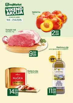 Pregled letka mojMarket vikend akcija trgovine mojMarket vrijedi od 19.06.2026