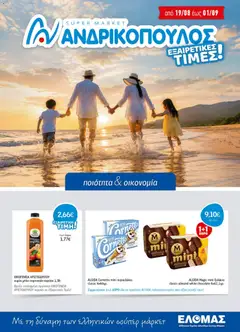 Preview of leaflet Ανδρικοπουλος - Προσφορές from shop Ανδρικοπουλος valid from 19/08/2026