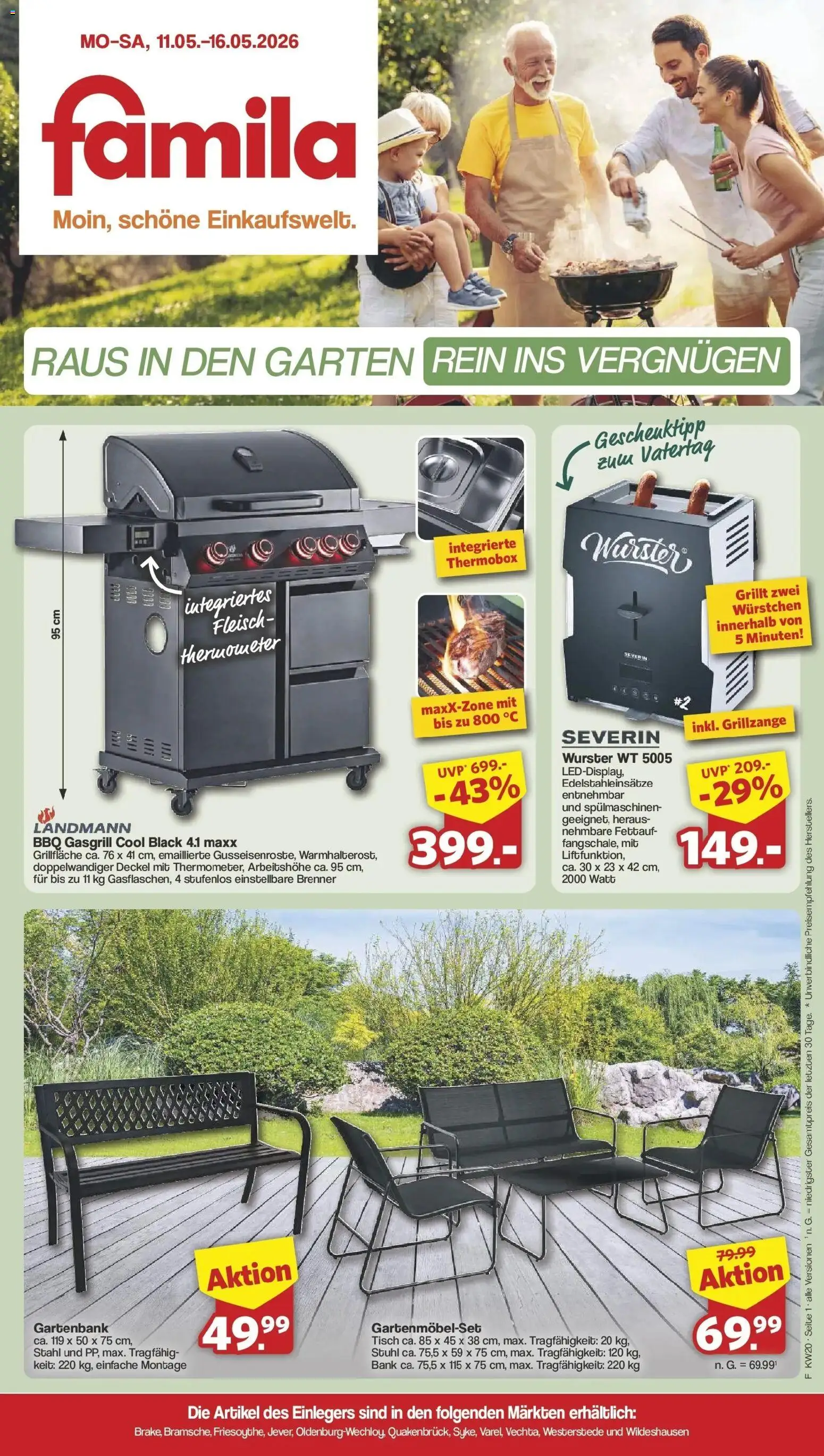 Vorschau von dem Prospekt des Geschäftes Famila Nordwest, gültig ab dem 11.05.2026