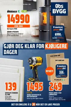Forhåndsvis Obs Bygg kundeavis fra butikk Obs Bygg gyldig fra 27/09/2026