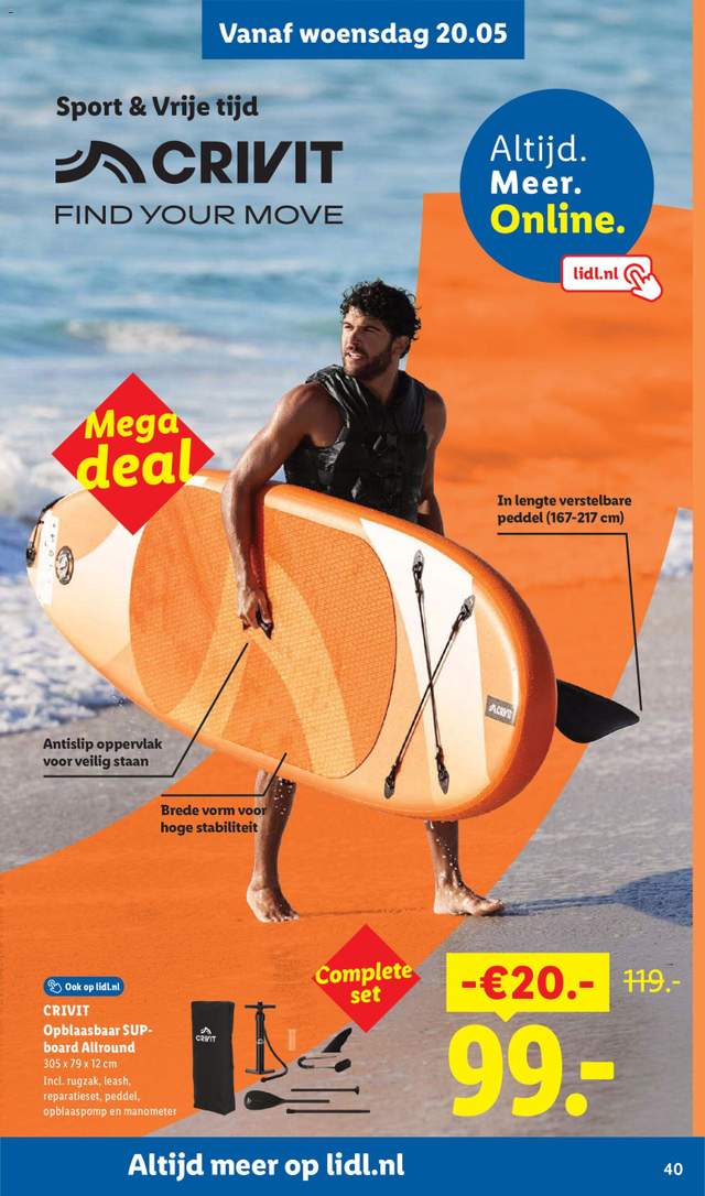 Nieuwe Lidl folder vanaf 18-05
