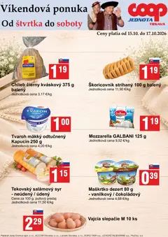 Náhľad COOP Jednota letáku platného od 15.10.2026