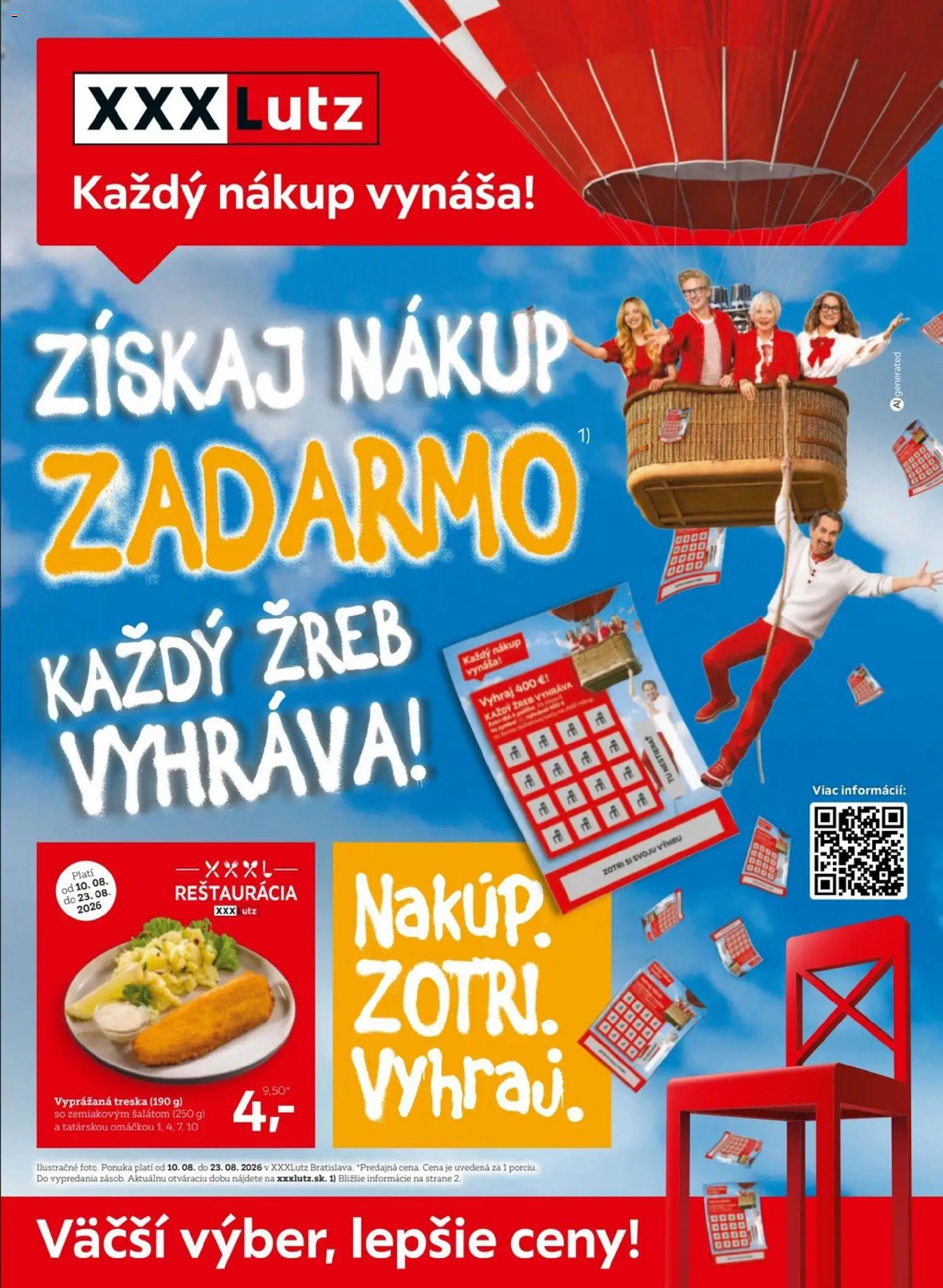 Náhľad XXXLutz letáku platného od 10.08.2026