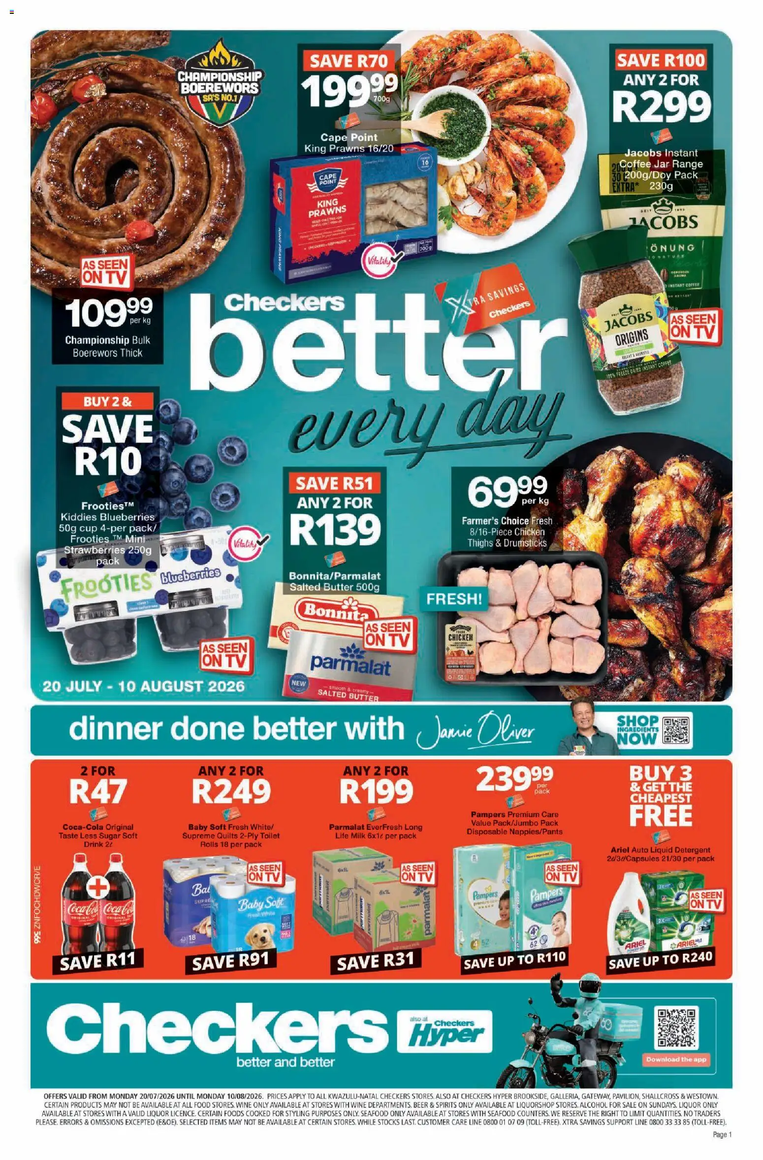 Preview of Checkers flyer valid from 20/07/2026