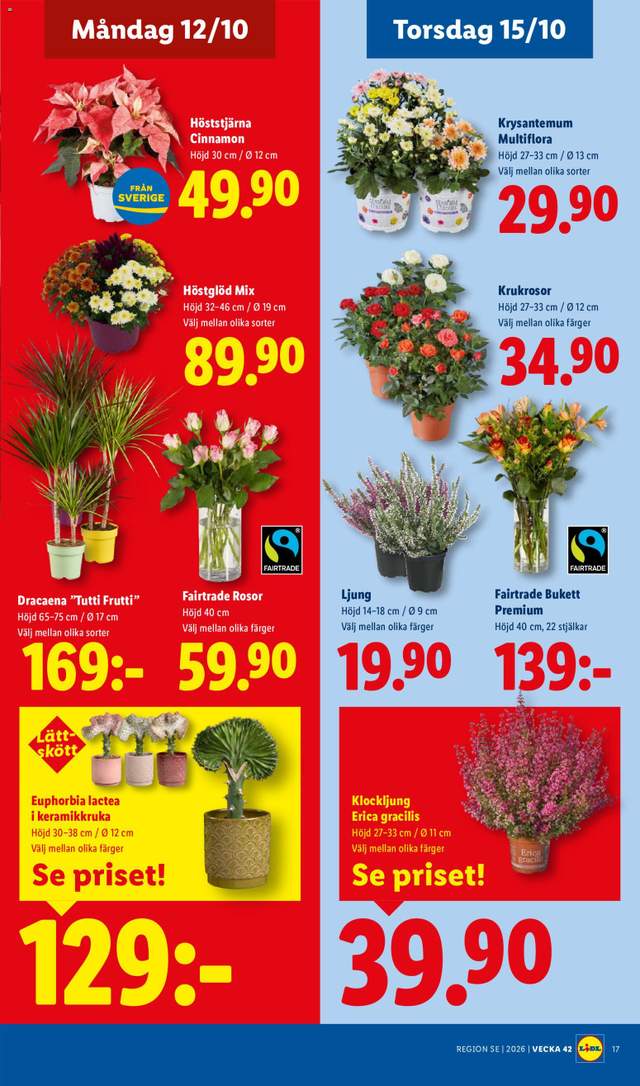 Nytt Lidl reklamblad från 12/10