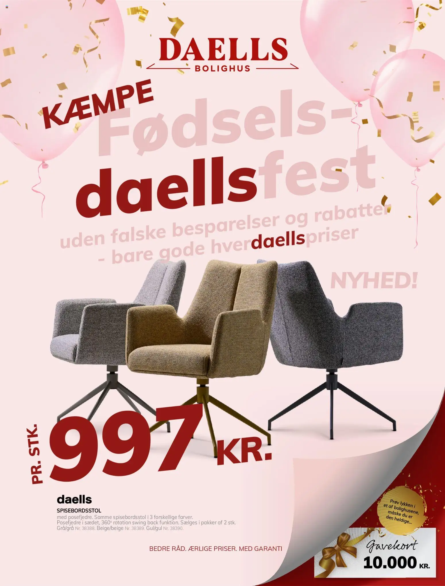 Eksempel på tilbudsavis Daells Bolighus - Tilbudsavis fra butik Daells Bolighus gyldig fra 29/10/2026