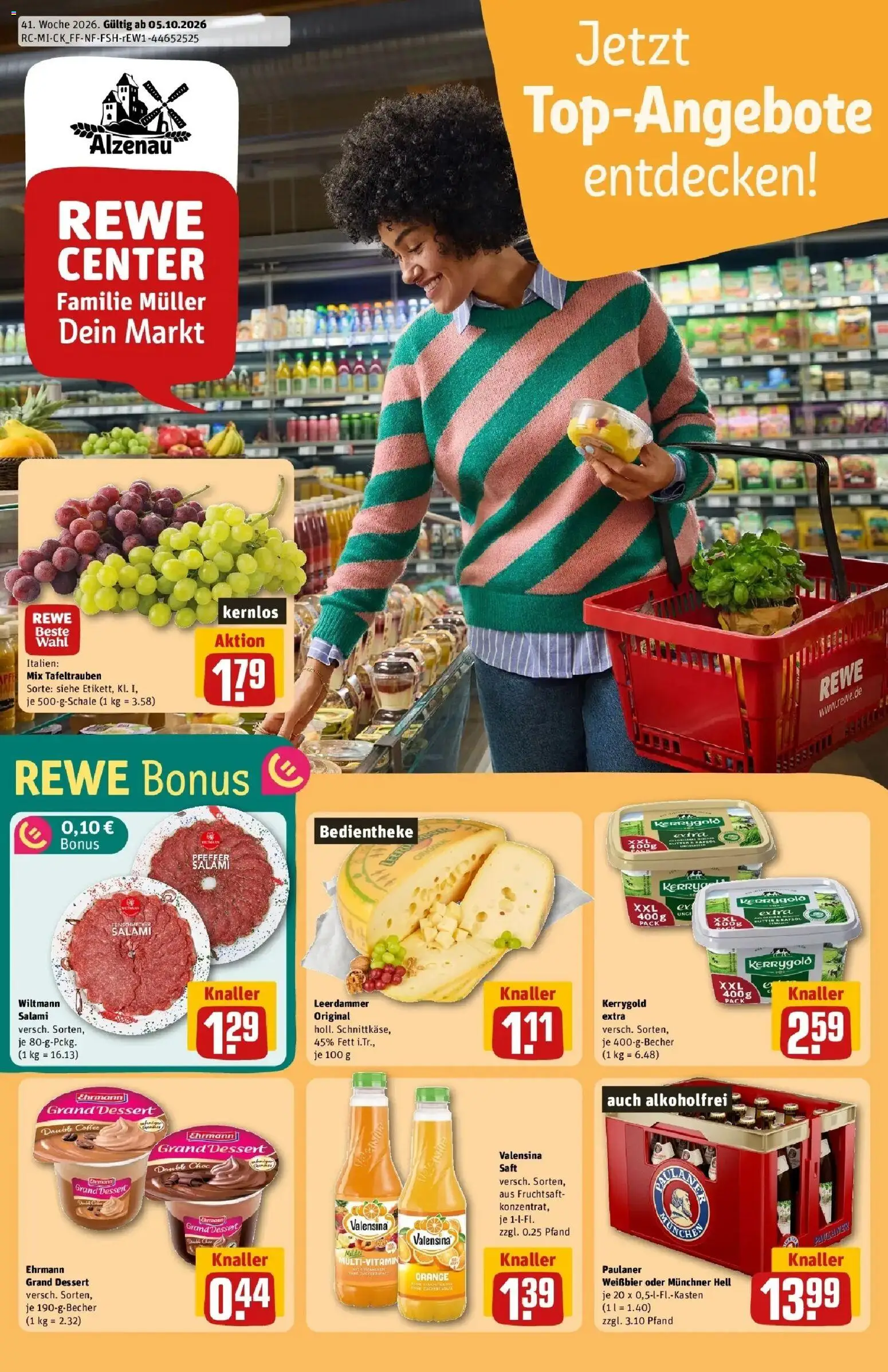 Vorschau von dem Prospekt des Geschäftes Rewe, gültig ab dem 05.10.2026