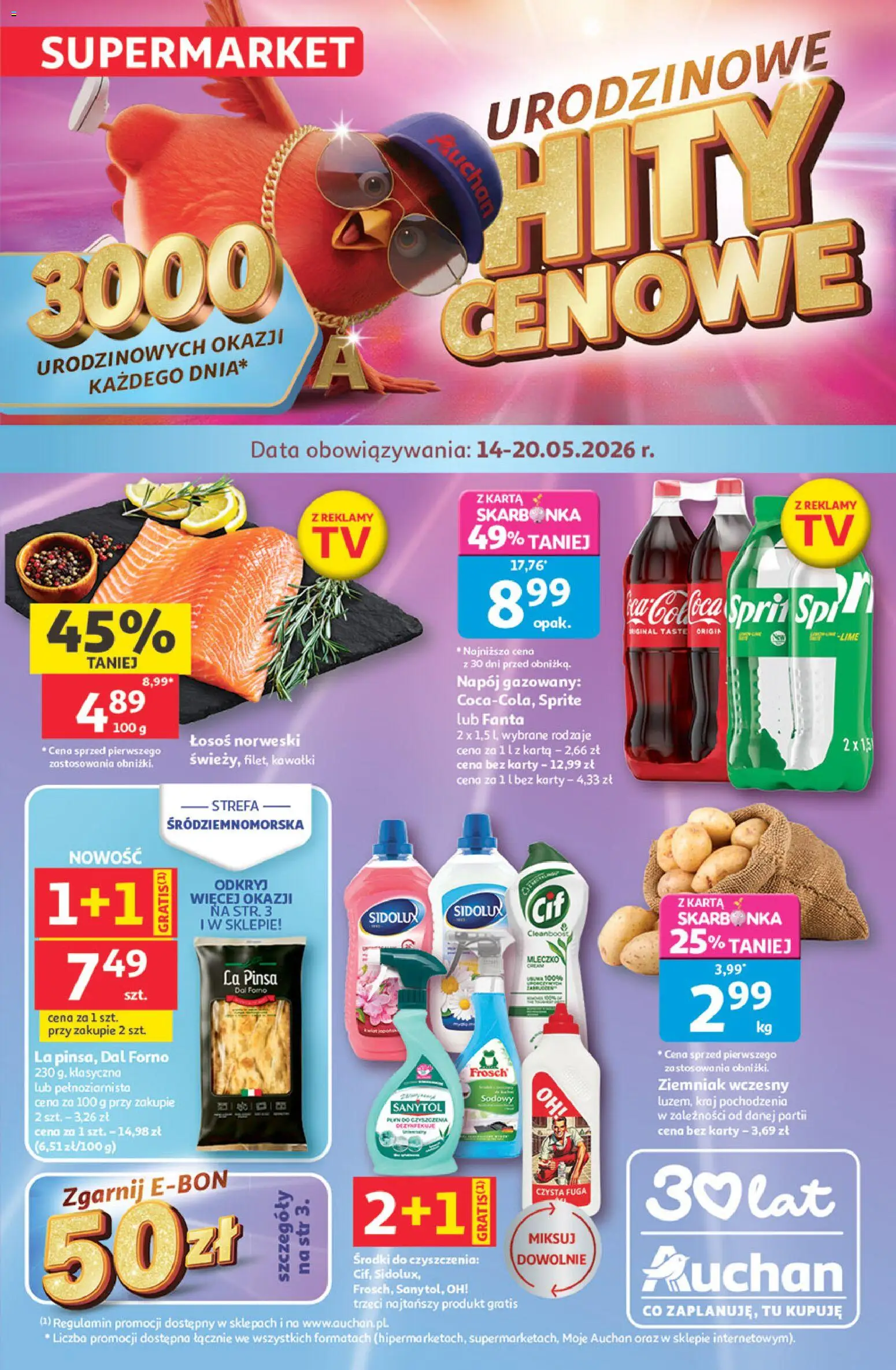 Pogląd gazetki "Auchan gazetka" ze sklepu Auchan ważnej od 14.05.2026