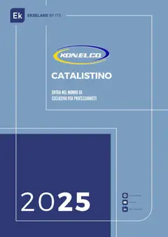 Anteprima dell'opuscolo Volantino Catalistino EK Konelco dal negozio GBC valido da 09/12/2025