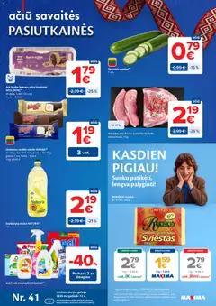 MAXIMA parduotuvės leidinio MAXIMA leidinys galiojančio nuo 2026.10.06 peržiūra