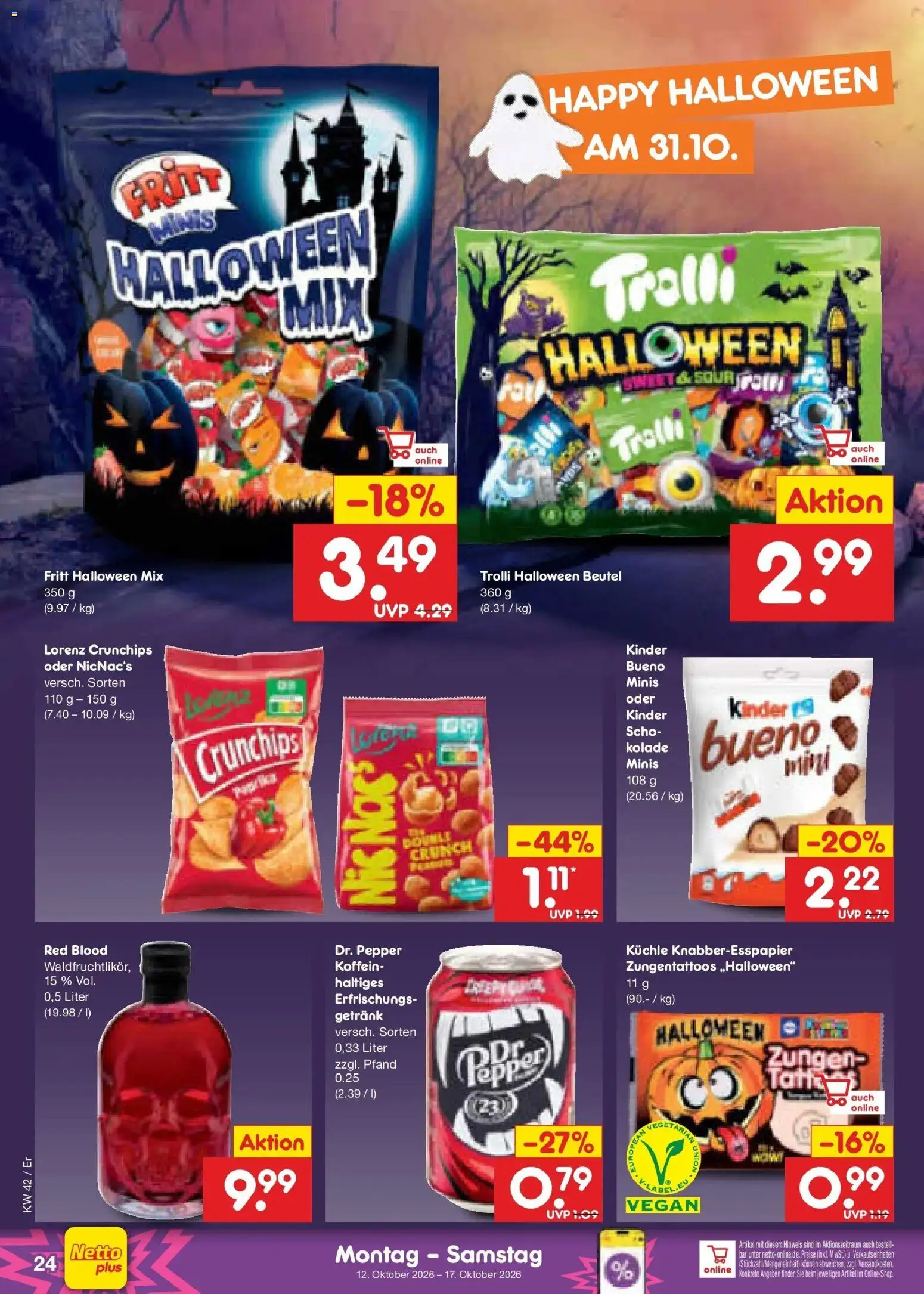 Vorschau von dem Prospekt des Geschäftes Netto Marken-Discount, gültig ab dem 12.10.2026 - Paprika, Lorenz crunchips