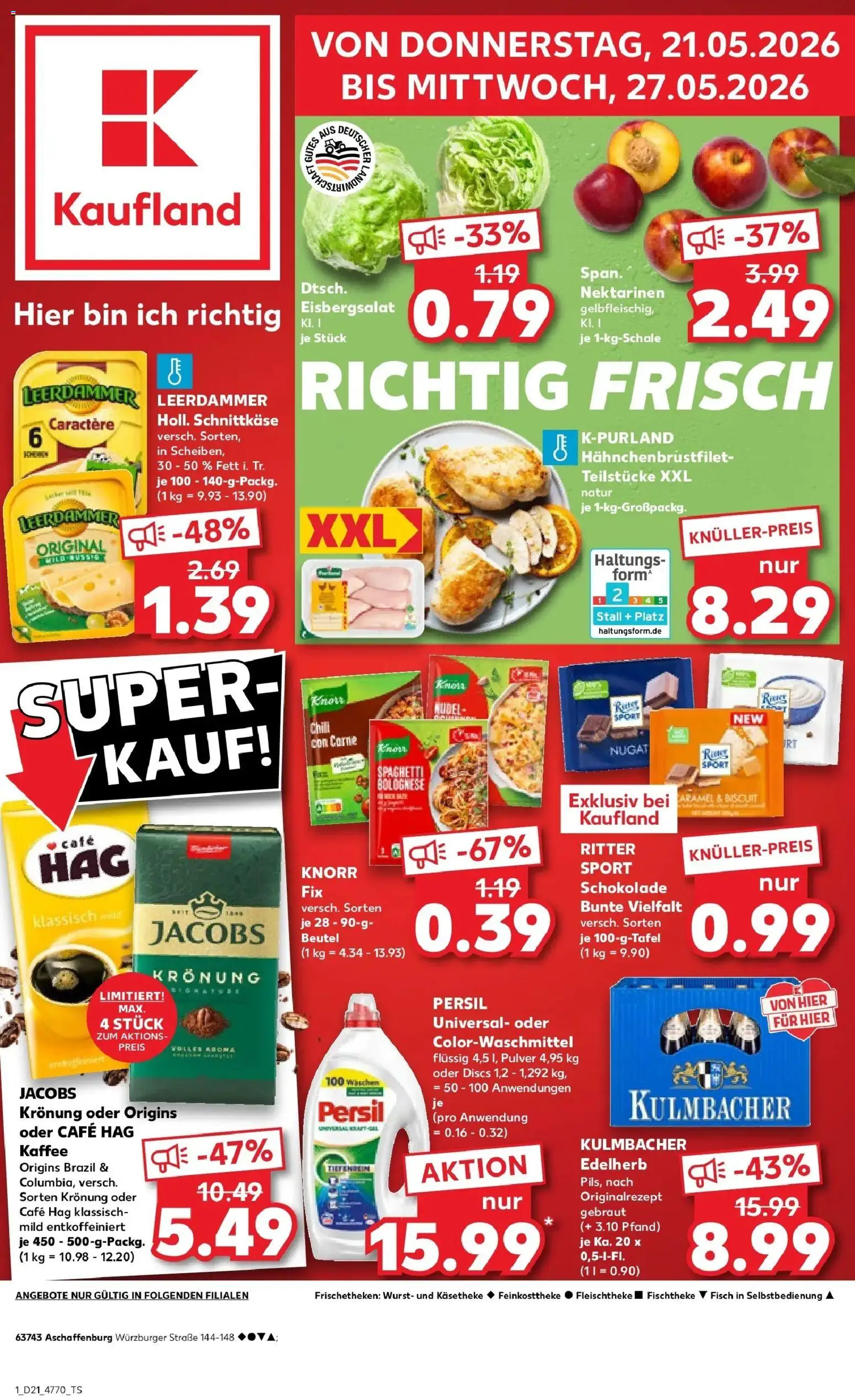 Vorschau von dem Prospekt des Geschäftes Kaufland, gültig ab dem 21.05.2026