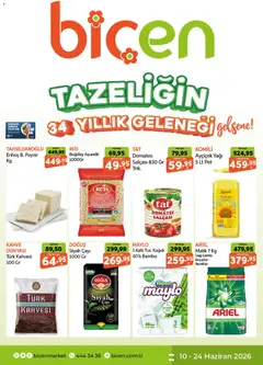 Biçen Market Biçen Market Katalog 10.06.2026 - Broşürünün önizlemesi