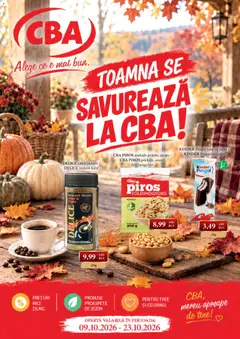 Previzualizarea de cataloage: CBA CBA Catalog Octombrie valabil de la 09.10.2026
